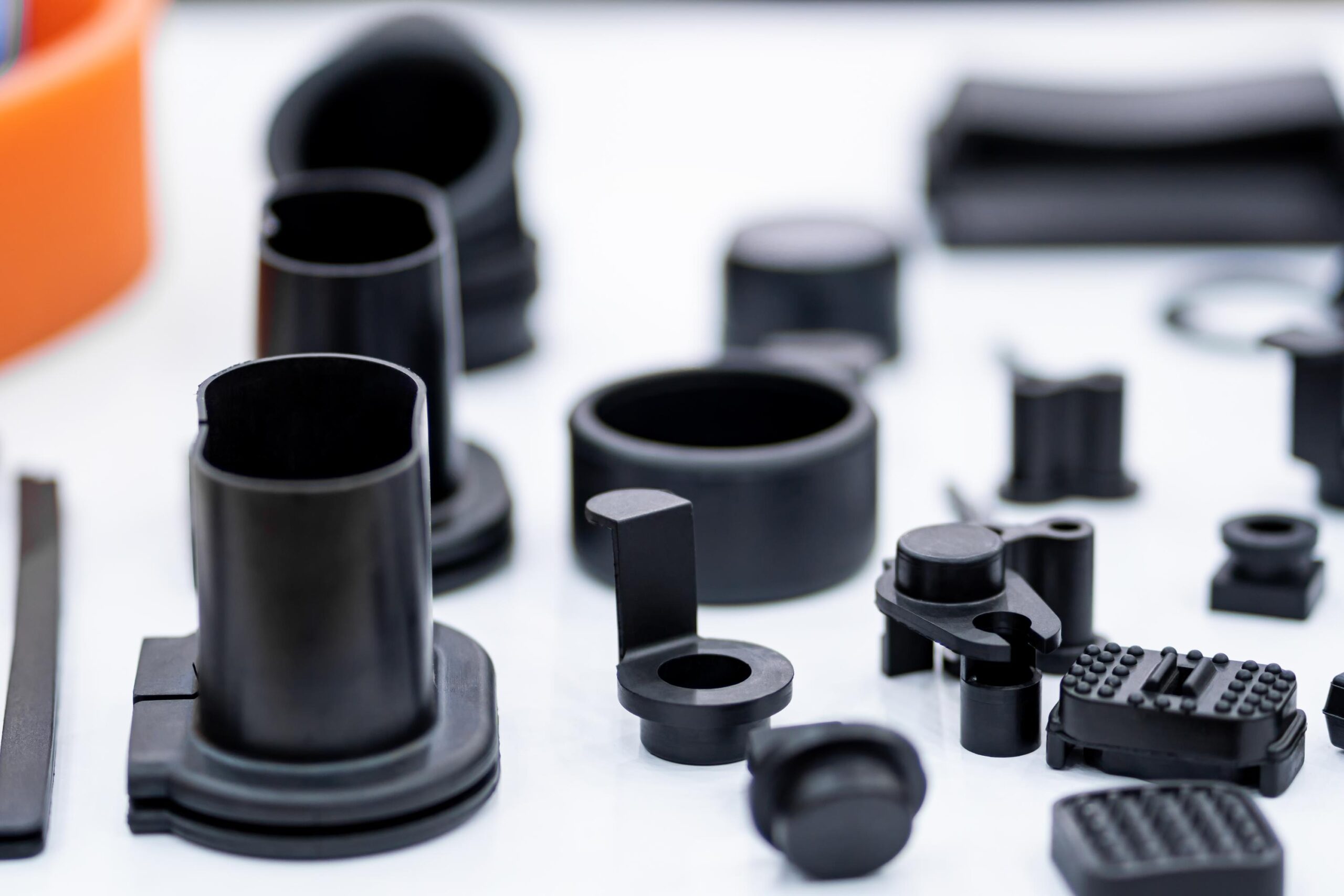 plastic and rubber parts of automotive manufacturing by high precision mold injection in factory